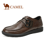 camel 骆驼真皮男鞋 奢华经典 正装商务牛皮鞋新款2115003
