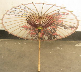 国画梅花油纸伞,跳舞伞,84左右直径,防雨防晒