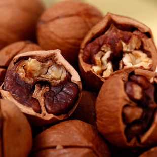  贝冠 坚果零食 山核桃临安手剥小核桃 400g包邮