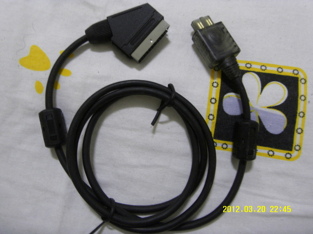 ntsc制式超任sfc专用scart线rgb线,sfc的最高画