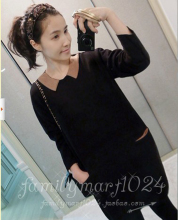 春秋2012春装新款品牌女装日系热销撞色娃娃领长袖大码连衣<span class=H>裙</span>包邮