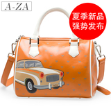 AZA阿札2012新款女包韩版糖果复古包包手提包潮单肩斜挎包91316