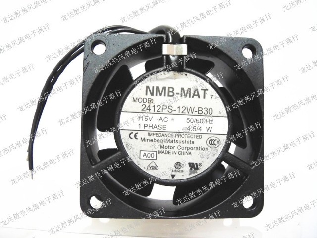 原装NMB 2412PS-12W-B30 6CM 6025 AC115V 4.5W/4W 交流风扇在类目 电脑硬件/显示器/电脑周边, 散热器/风扇中 - 来自Buy2taobao.com提供专业的淘宝代购服务