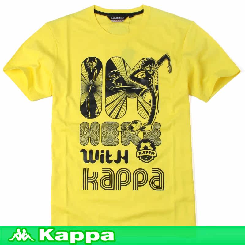 [满400减100]Kappa/背靠背*男短袖图案衫|K2102TD597-241