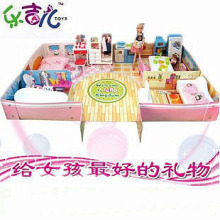 六一正品乐吉儿温馨家居屋h23a芭比娃娃套装礼盒2011公主女孩玩具