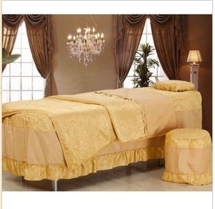 美容床床罩 高档 精致 金玫瑰系列(金色)