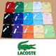 Lacoste纯棉情侣款法国鳄鱼T恤
