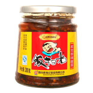  【天猫超市】饭扫光 家常香辣酸菜 280g/罐 四川特产 开胃菜