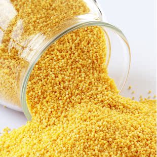  自然集 小黄米优质杂粮 农道百分百真有机小米 绿色非转基因谷子