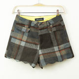 淘宝购物<em>短裤</em>包邮2012新品<em>女款</em>大码显瘦毛呢