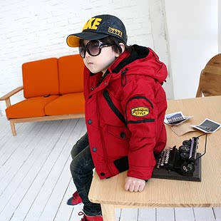  新款冬装儿童飞行员棉袄韩版加厚眼镜棉衣外套男童中
