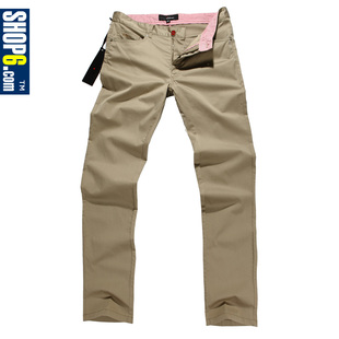 3114 two color painted 6 men's clothing store SHOP6 new pure color euramerican amorous feelings pure cotton cultivate one's morality fashion leisure trousers