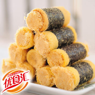  澳门特产 正牌车里哥夫四宝肉松蛋卷仔(4口味装）250g/325g