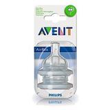 四钻信用 新安怡(AVENT) 慢流量奶嘴（2孔）SCF632/27  拆卖