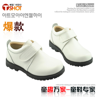  儿童皮鞋白色演鞋真皮童鞋牛皮鞋学生皮鞋特价新款男童皮鞋Y