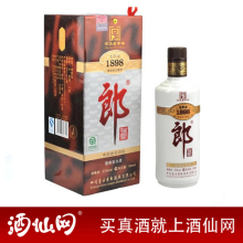 酒仙网 53度老郎酒1898 500ml 酱香型白酒