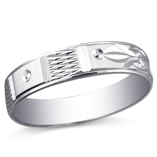  金太福钻石  PT900白金戒指 铂金戒指 简单 指环 结婚戒指 正品