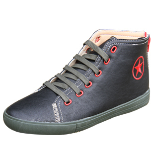  热卖 车缝系带时尚休闲牛仔靴男式鞋子 休闲高帮靴子 M11