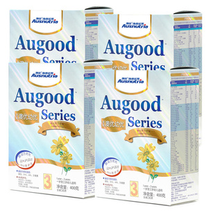  买4送1 澳优金装优选幼优婴儿奶粉3段1-3岁400gX4盒 官方正品