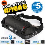 【JR】十字军神盾火焰哈雷风户外随身腰包男包-SN212BK