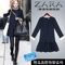 上下架计划:zara mo女装香港代购2014新款欧美显瘦格子加绒秋冬连衣裙女长袖