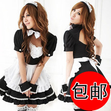 日系可爱黑白女仆装 cosplay 餐厅制服 动漫女仆装（包邮）加大码