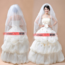 09新款婚纱礼服！超漂亮甜美童话公主新娘婚纱实物HSA19 包退换