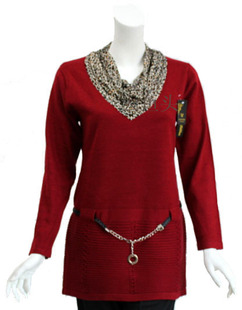 天猫 <em>淘宝</em>商城中老年服装女装<em>长款韩版毛衣</em>加