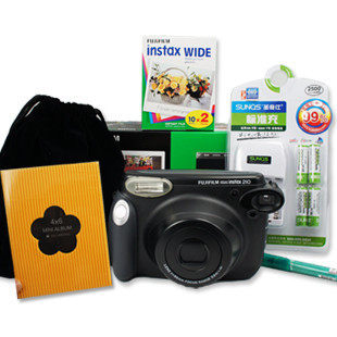 富士正品 拍立得 宽幅 相机 instax210 超值套装 即影即有 立拍得