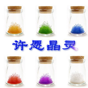 40-情人节礼物 自种水晶 许愿晶灵御守护 许愿精灵/星座许愿瓶