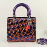 【香港代购】2012 Anselm Rayler for dior 紫色橘线 中号 肩带