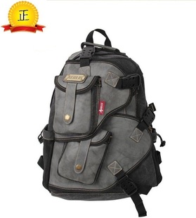  韩版 男式双肩包 户外多功能运动包 旅行包 街头休闲包 学生书包