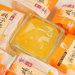  雪之恋果冻布丁 橘子味 台湾进口零食/特产/食品 50克 买6送1