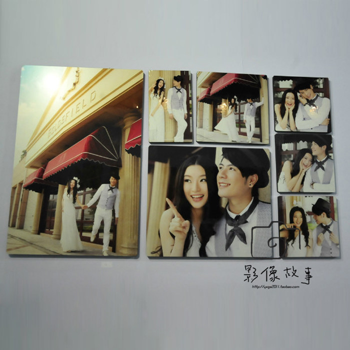 婚纱照<em>订制</em> 情侣照<em>订制</em> 水晶<em>照片</em>墙 简约时尚 居