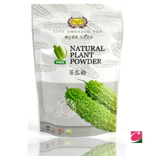  三冠 都市翡翠 粉粉 苦瓜粉 天然 正品 100g 纤体降糖 无糖食品