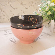 景德镇陶瓷器碗 凯蒂猫KT猫可爱卡特米饭碗创意个性泡面碗拌饭碗