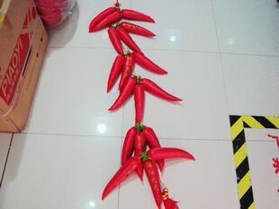  传统布艺工艺品传统中国结大号挂件挂饰红红火火大辣椒时尚礼品