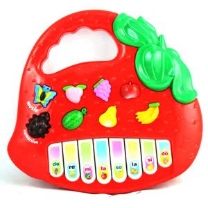 特价 水果电子琴 英语水果教学 发音+问答+按键