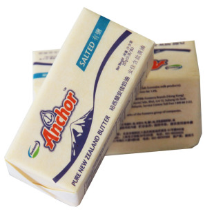  满99包邮 原装进口Anchor安佳有盐黄油 面包黄油 烘焙原料227g