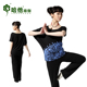 【哈他●如花美眷】2012新款瑜伽服套装黑色蝙蝠衫显瘦瑜珈服包邮