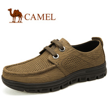 camel 骆驼真皮时尚日常休闲男鞋 透气款 男鞋凉鞋低帮鞋2012新品