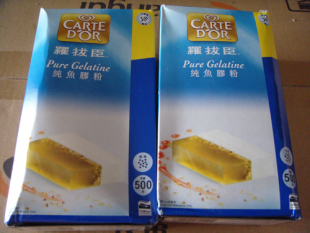  烘焙原料 西餐用 罗拔臣纯鱼胶粉/吉利丁粉/果冻粉/凝胶粉(50克