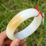 运玉器-和田玉-极品羊脂玉手镯-羊脂白玉手镯★鸿运当头★-59mm