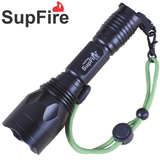 2012新品 SupFire神火 C10 强光手电筒 充电远射王 CREE LED Q5