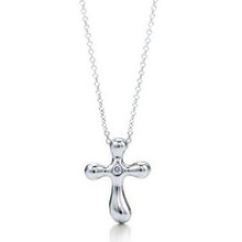 Los productos de plata nueva TIFFANY Tiffany plata colgante cruz colgante de collar de gota