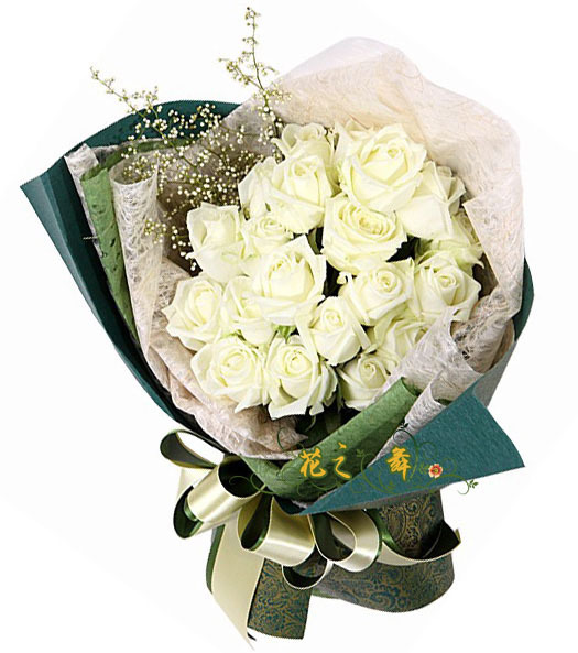 Fuzhou Flower express 19 White Rose Hangzhou Nanchang Beijing Zhengzhou Florist Valentine's Day gift whole country Sending flowersin the Flower delivery/Flowers simulation/Plants gardening , Flower delivery(City) category - from Buy2taobao.com to provide professional Taobao agent buy service
