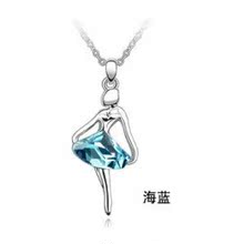 女同学 施华洛世奇礼物正品<span class=H>施华洛世奇</span>元素 舞者天使项链 生日礼物饰品<span class=H>女</span>生<span class=H>同学</span>