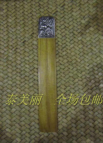 泰国手工艺品 柚木镶锡片书签 吉祥象书签 全场包邮在类目 特色手工艺, 海外工艺品, 泰国特色中 - 来自Buy2taobao.com提供专业的淘宝代购服务