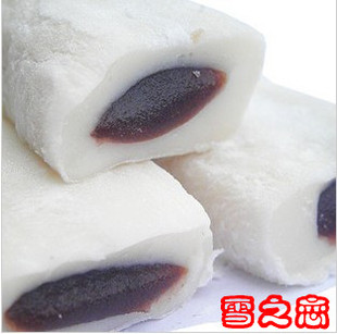  T台湾三叔公麻薯 雪之恋手造麻薯红豆味 180克 新货