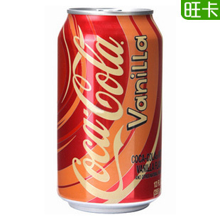  庆皇冠特价庆皇冠 美国进口饮料 可口可乐香草口味 355ml 单罐